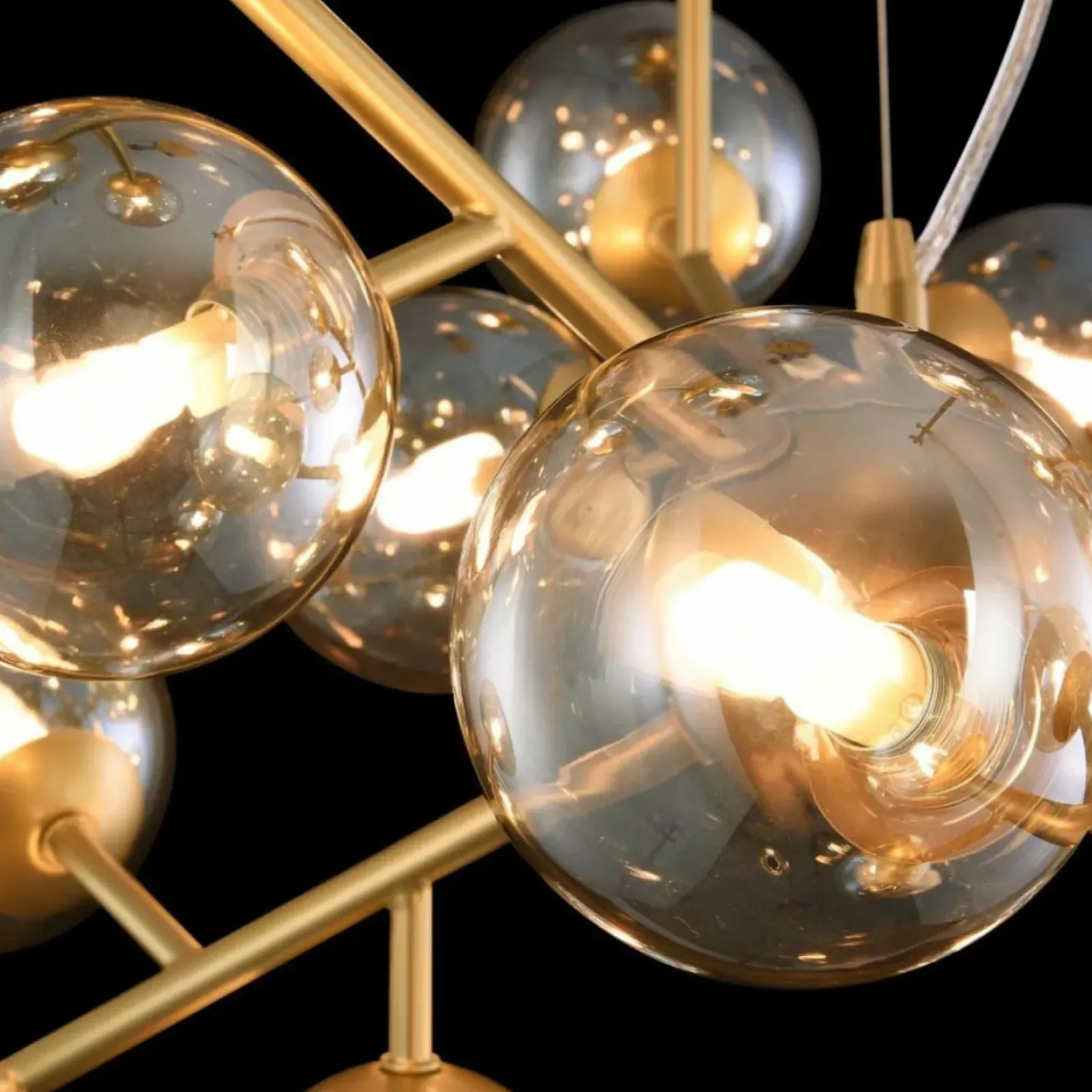 Sklep Kaja Lampa wisząca z wieloma kloszami MOD545PL-24G DALLAS | Kaja złoty Flash Sale