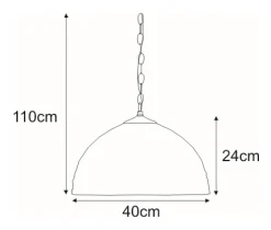 Sklep Kaja Lampa wisząca z witrażowym kloszem K-P161551 SARGAN | Kaja Oświetlenie* Randole Tradycyjne|Lampy Wiszące Witrażowe