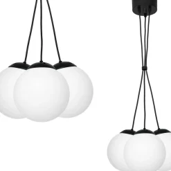 Sklep Kaja Lampa wisząca z wiązanką białych kloszy MLP6523 LIMA | Kaja Best Sale