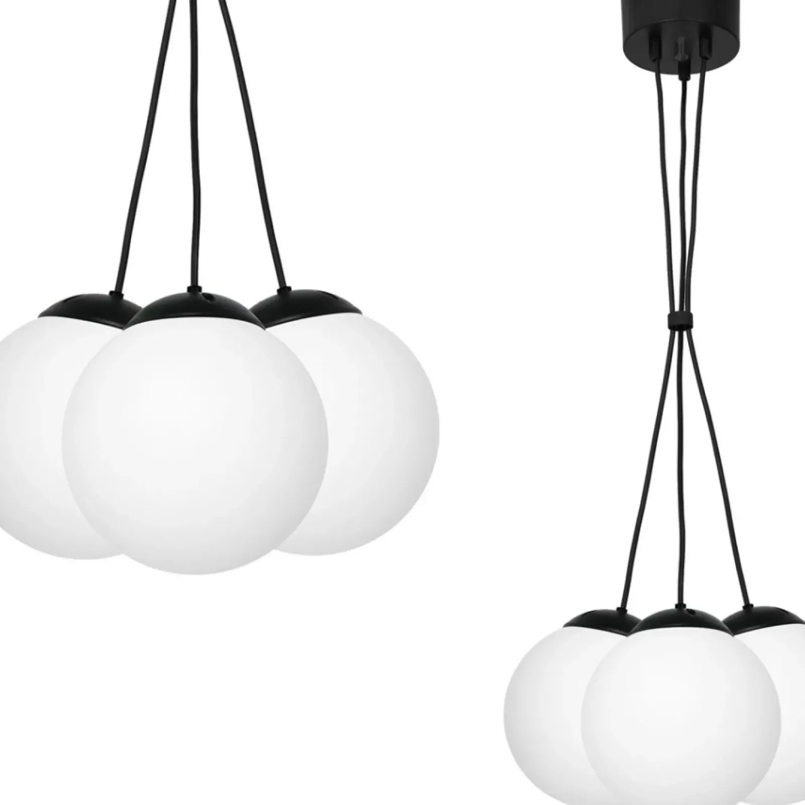 Sklep Kaja Lampa wisząca z wiązanką białych kloszy MLP6523 LIMA | Kaja Best Sale