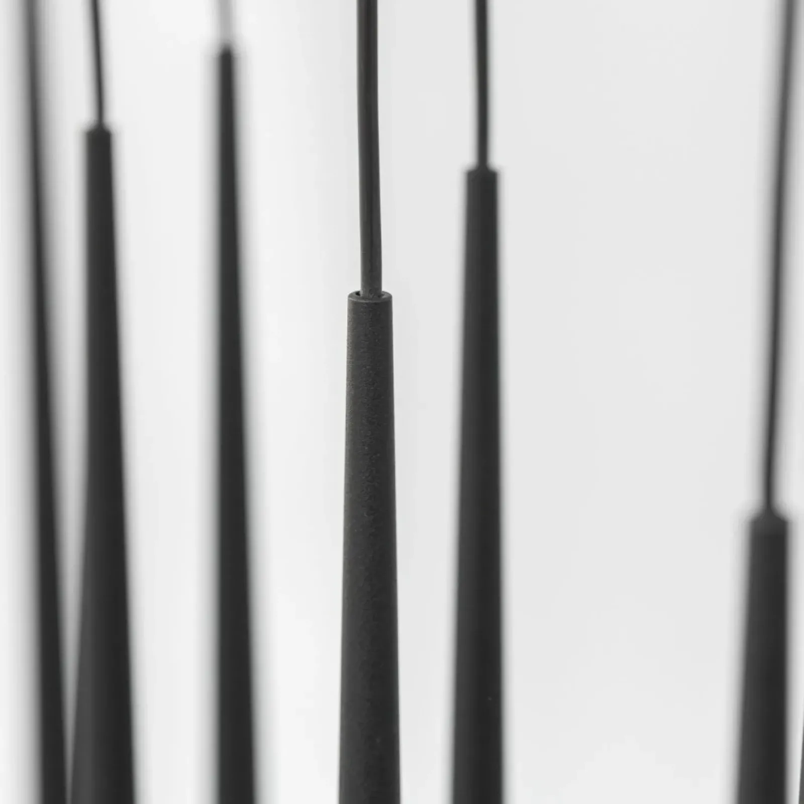 Sklep Kaja Lampa wisząca z wąskimi tubami, nad stół TK 10115 PIANO BLACK | Kaja Hot