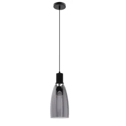 Sklep Kaja Lampa wisząca ze szklanym, grafitowym kloszem 31-26927 z serii UDIN | Kaja Oświe Store