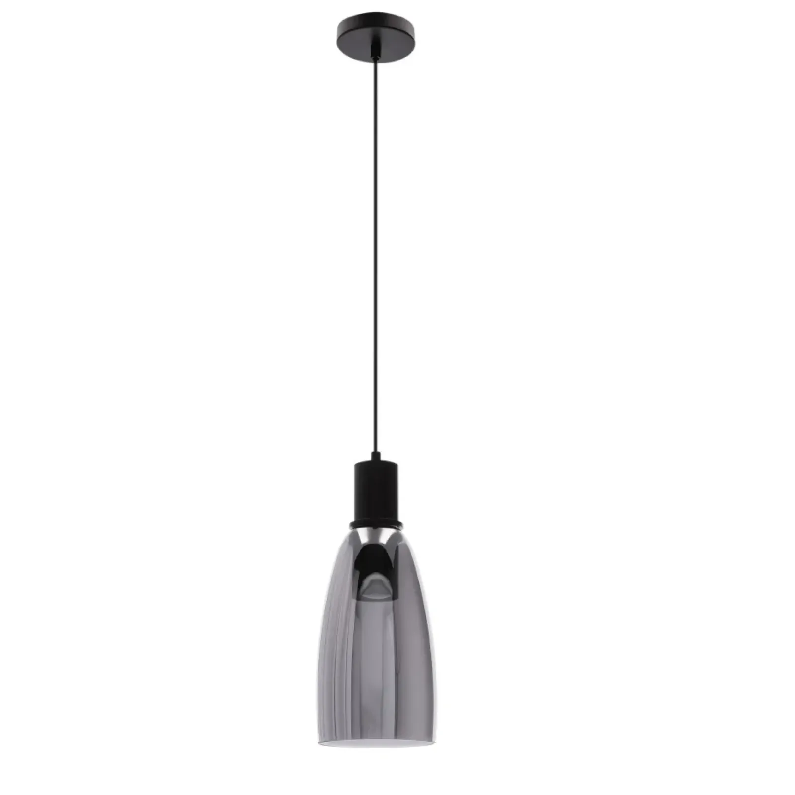 Sklep Kaja Lampa wisząca ze szklanym, grafitowym kloszem 31-26927 z serii UDIN | Kaja Oświe Store
