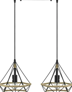 Sklep Kaja Lampa wisząca ze sznurkiem 8803/2 ZWIS - 06 PIRAMIDA | Kaja Outlet