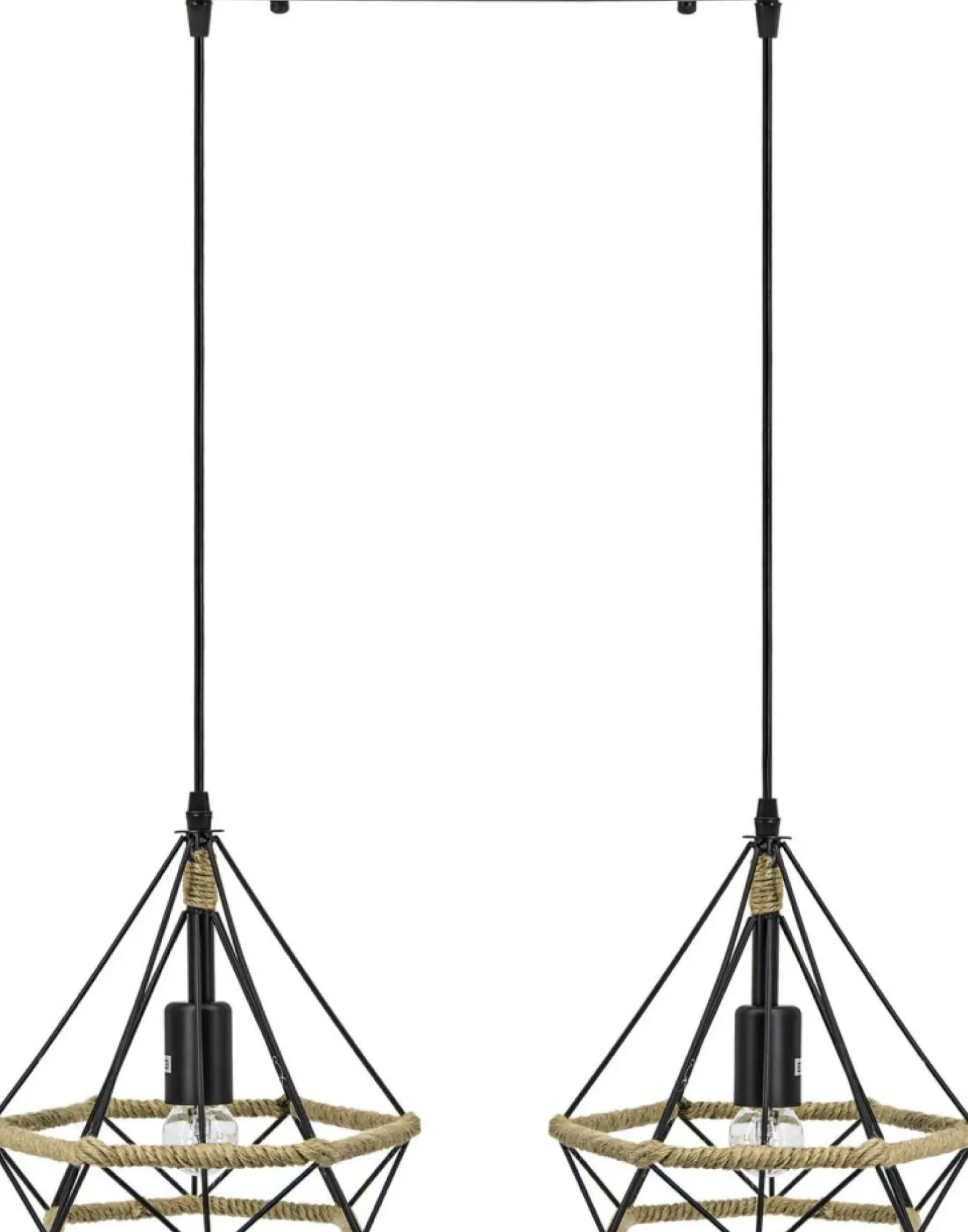 Sklep Kaja Lampa wisząca ze sznurkiem 8803/2 ZWIS - 06 PIRAMIDA | Kaja Outlet