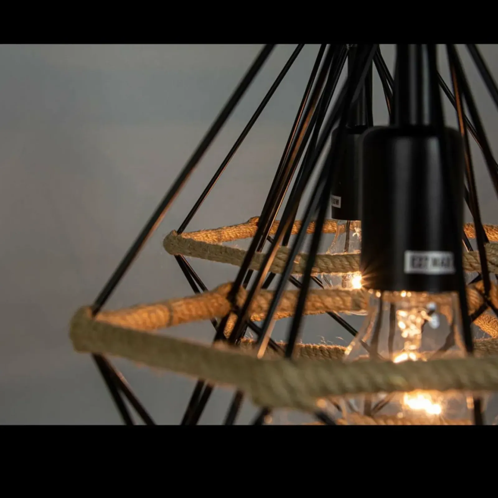 Sklep Kaja Lampa wisząca ze sznurkiem 8803/2 ZWIS - 06 PIRAMIDA | Kaja Outlet