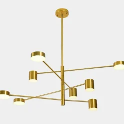 Sklep Kaja Lampa wisząca ze światłami LED PND-16374-8 REMDAL | Kaja Oświetlenie Flash Sale