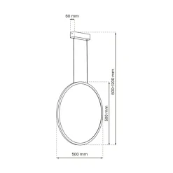 Sklep Kaja Lampa wisząca ze zintegrowanym LED-em ML8854 z serii SATURNO | Kaja Oświetlenie Cheap