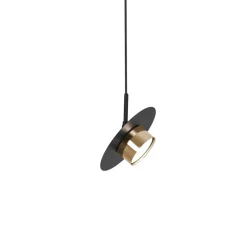 Sklep Kaja Lampa wisząca ze złotą oprawką na żarówkę GX53 K-5455 z serii BURGAS Cheap