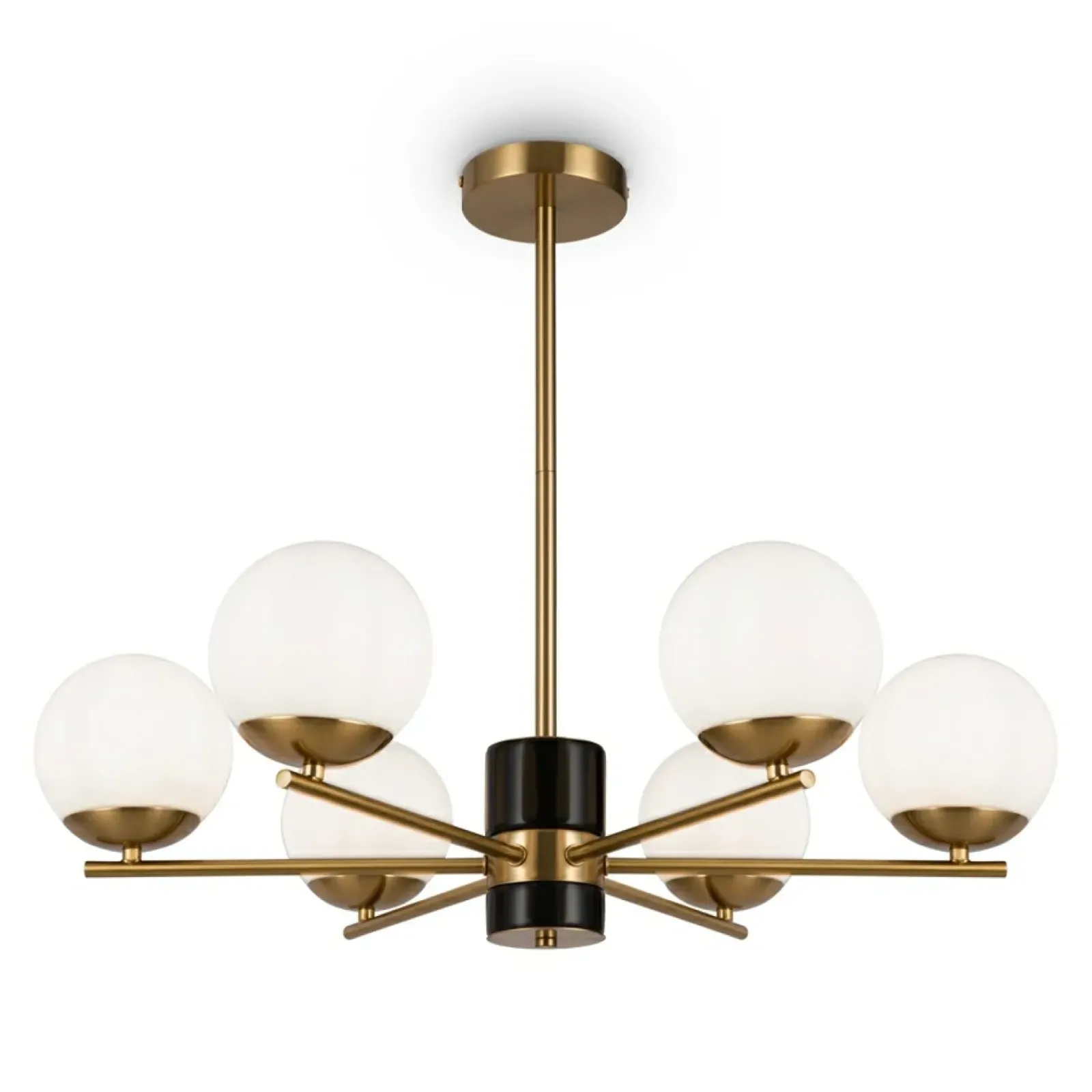 Sklep Kaja Lampa wisząca ze złotą oprawą MOD187PL-06BS z serii MARBLE | Kaja Store