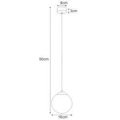Sklep Kaja Lampa wisząca ze złotym akcentem, do jadalni K-5401 z serii LUMIA Discount