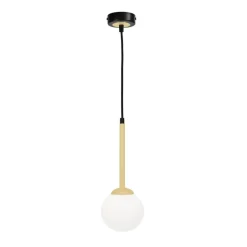 Sklep Kaja Lampa wisząca ze złotym elementem dekoracyjnym MLP4820 z serii PARMA | Kaja Oświ Shop