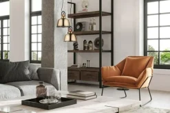 Sklep Kaja Lampa wisząca ze m kloszem na duży gwint 8381 | Kaja Oświetlenie złoty Shop