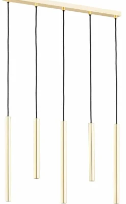 Sklep Kaja Lampa wisząca ze złotymi tubami, nad stół AL 63161 z serii COLLET | Kaja Oświetl Outlet