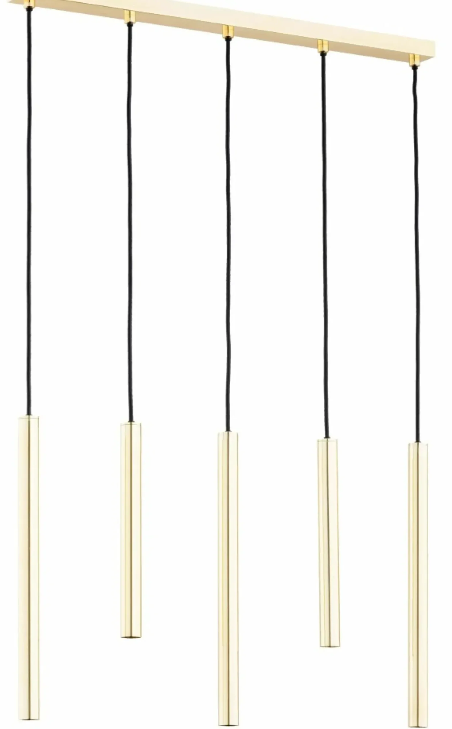 Sklep Kaja Lampa wisząca ze złotymi tubami, nad stół AL 63161 z serii COLLET | Kaja Oświetl Outlet