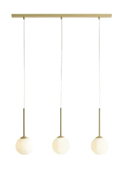 Sklep Kaja Lampa wisząca, złota listwa z kloszami 1087E_40 z serii BOSSO | Kaja Zadzwońporabattel.783200183(8-16)/mailsklep@kaja.com.pl Cheap