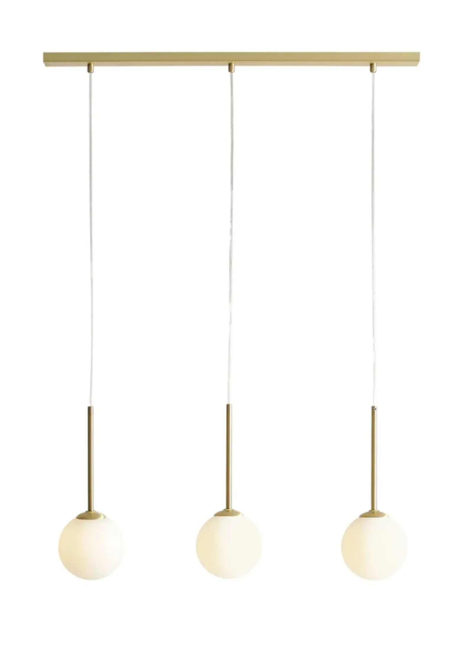 Sklep Kaja Lampa wisząca, złota listwa z kloszami 1087E_40 z serii BOSSO | Kaja Zadzwońporabattel.783200183(8-16)/mailsklep@kaja.com.pl Cheap