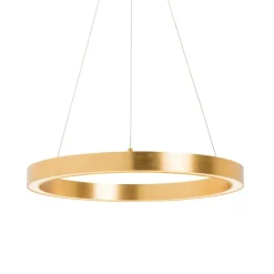 Sklep Kaja Lampa wisząca złoty ring LED PL200910-500-GD CARLO| Kaja Oświetlenie Outlet