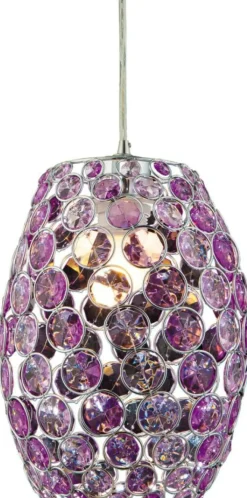 Sklep Kaja Lampa wysadzana mi kryształkami 31-92536 CORN | Kaja fioletowy Shop