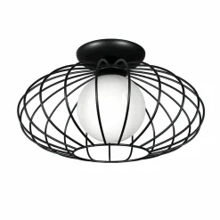 Sklep Kaja Lampa z biała kulą i drucianym koszykiem MLP4425 KRONOS | Kaja Best