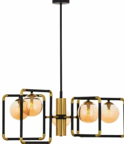 Sklep Kaja Lampa z bursztynowymi kloszami JUP 1984 IR5 CZ/MS BU IBRA | Kaja Best Sale
