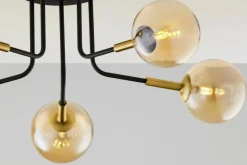 Sklep Kaja Lampa z bursztynowymi kloszami JUP 2038 BU 5 CZ/MS BU BURANO | Kaja Flash Sale