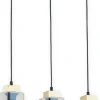 Sklep Kaja Lampa z bursztynowymi kloszami O2963 W3 CZA ZL MERU | Kaja Oświetlenie Flash Sale