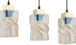 Sklep Kaja Lampa z bursztynowymi kloszami O2963 W3 CZA ZL MERU | Kaja Oświetlenie Flash Sale