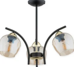 Sklep Kaja Lampa z bursztynowymi kloszami O3073 W3 CZA ZL MARAL | Kaja Best