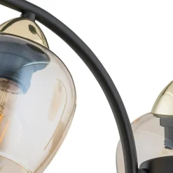 Sklep Kaja Lampa z bursztynowymi kloszami O3073 W3 CZA ZL MARAL | Kaja Best
