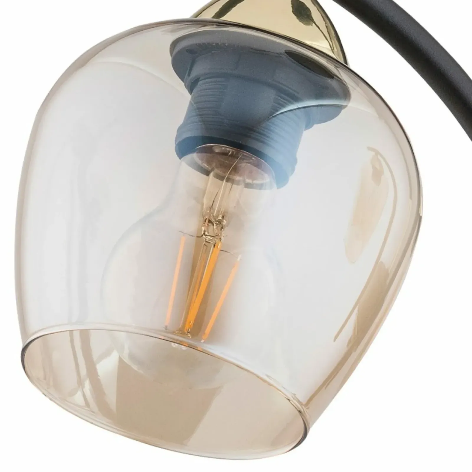 Sklep Kaja Lampa z bursztynowymi kloszami O3073 W3 CZA ZL MARAL | Kaja Best