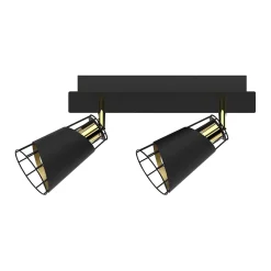 Sklep Kaja Lampa z czarno-złotymi reflektorami ML5566 RICK | Kaja Oświetlenie* Plafony Nowoczesne