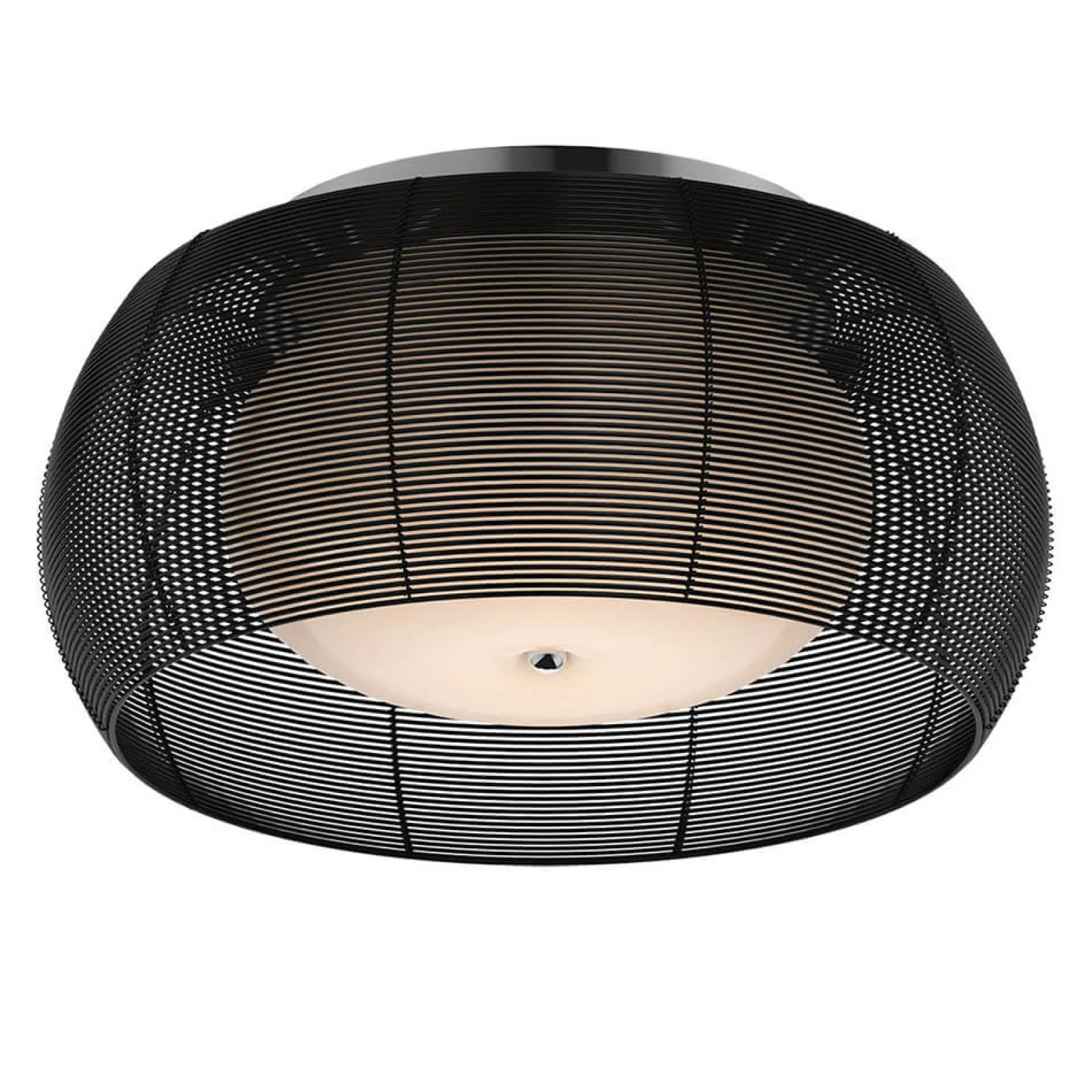 Sklep Kaja Lampa z czarnym drucianym kloszem MX1104-2L black TANGO | Kaja* Plafony Nowoczesne