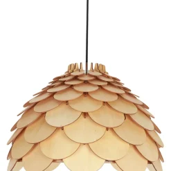 Sklep Kaja Lampa z drewnianym abażurem ⌀35cm LP-101335/1P S BURGO | Kaja Clearance