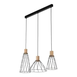 Sklep Kaja Lampa z drewnianymi oprawkami TK 10158 MODESTO WOOD SOSNA | Kaja Discount
