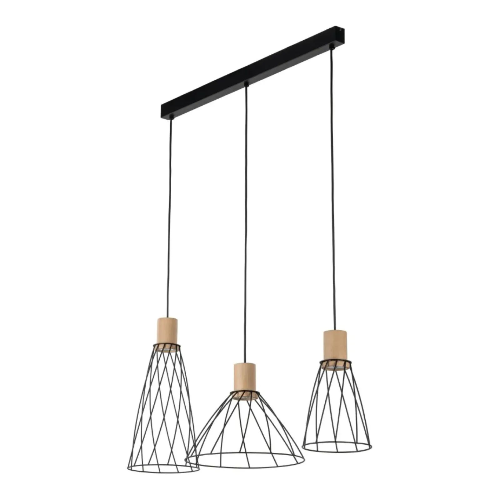 Sklep Kaja Lampa z drewnianymi oprawkami TK 10158 MODESTO WOOD SOSNA | Kaja Discount