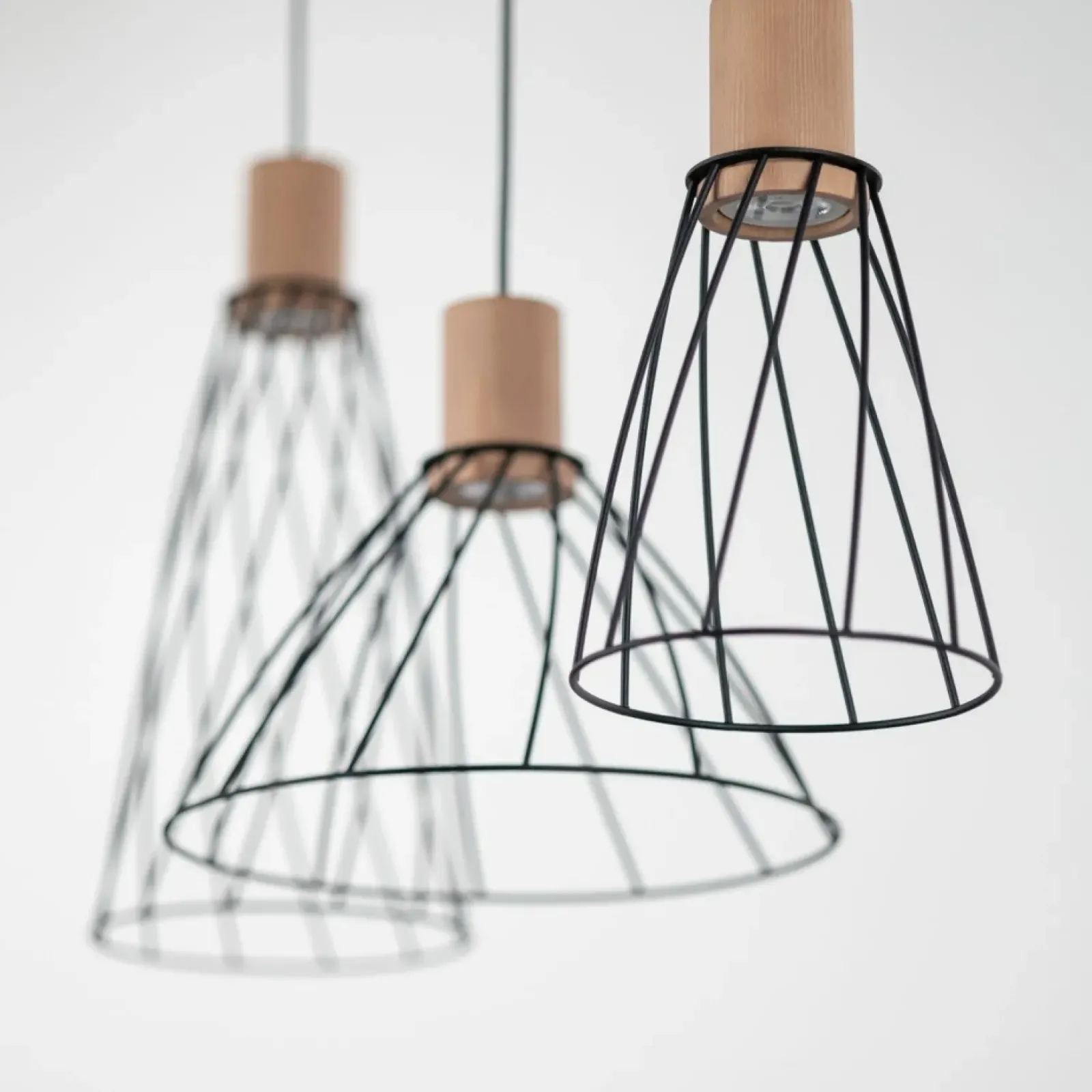 Sklep Kaja Lampa z drewnianymi oprawkami TK 10158 MODESTO WOOD SOSNA | Kaja Discount