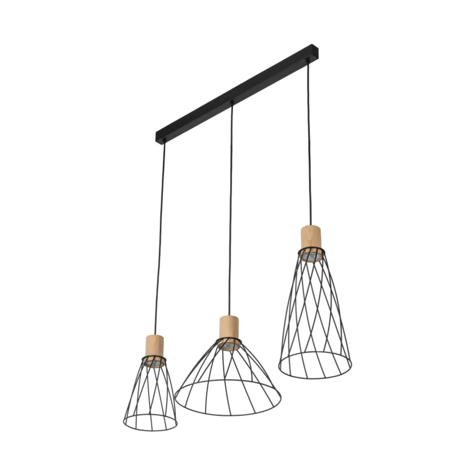 Sklep Kaja Lampa z drewnianymi oprawkami TK 10158 MODESTO WOOD SOSNA | Kaja Discount