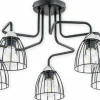 Sklep Kaja Lampa z drucianymi kloszami O2705 W5 CZA SENSO | Kaja Oświetlenie Outlet