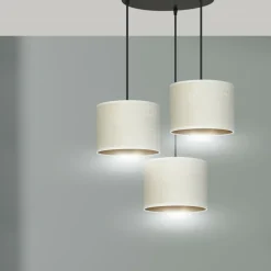 Sklep Kaja Lampa z dwukolorowymi abażurami 1052/3PREM HILDE PREMIUM | Kaja Fashion