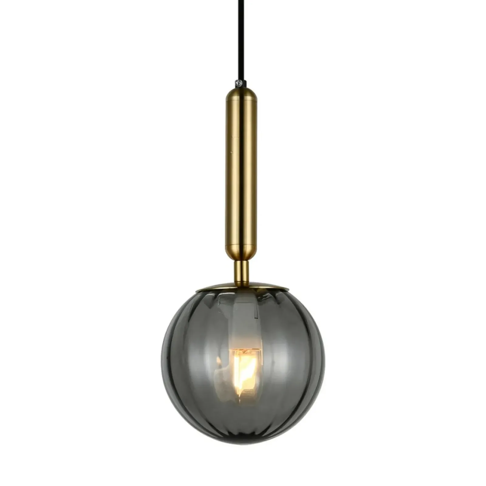 Sklep Kaja Lampa z dymionym kloszem PND-2324-1 BRO+SG RAVENA | Kaja Oświetlenie Best Sale