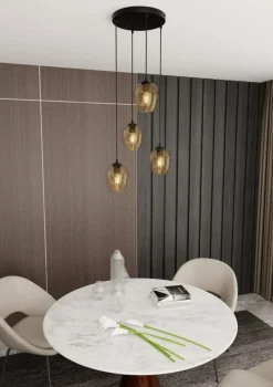 Sklep Kaja Lampa z kaskadą nieregularnych kloszy 681/4PREM ISTAR PREMIUM | Kaja Online
