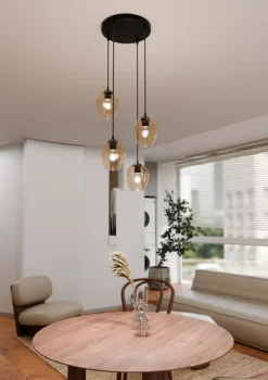 Sklep Kaja Lampa z kaskadą nieregularnych kloszy 681/4PREM ISTAR PREMIUM | Kaja Online