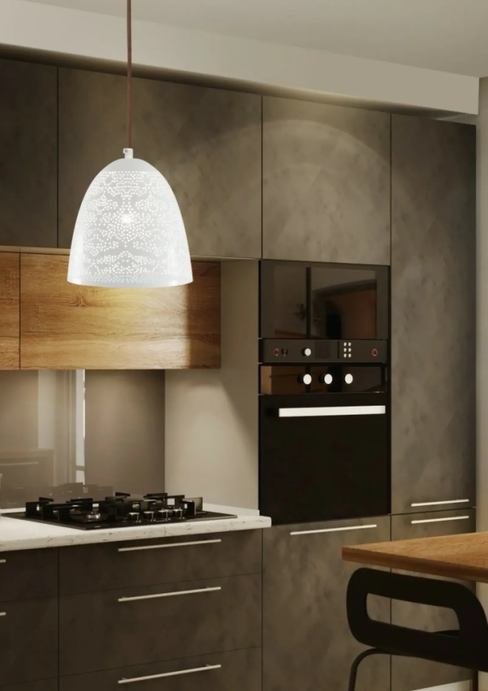 Sklep Kaja Lampa z kloszem w stylu orientalnym 31-70340 BENE | Kaja Oświetlenie biały Hot