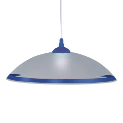 Sklep Kaja Lampa z kloszem z niebieskim obramowaniem K-3513 UFO | Kaja* Randole Tradycyjne|Żyrandole Tradycyjne - Retro