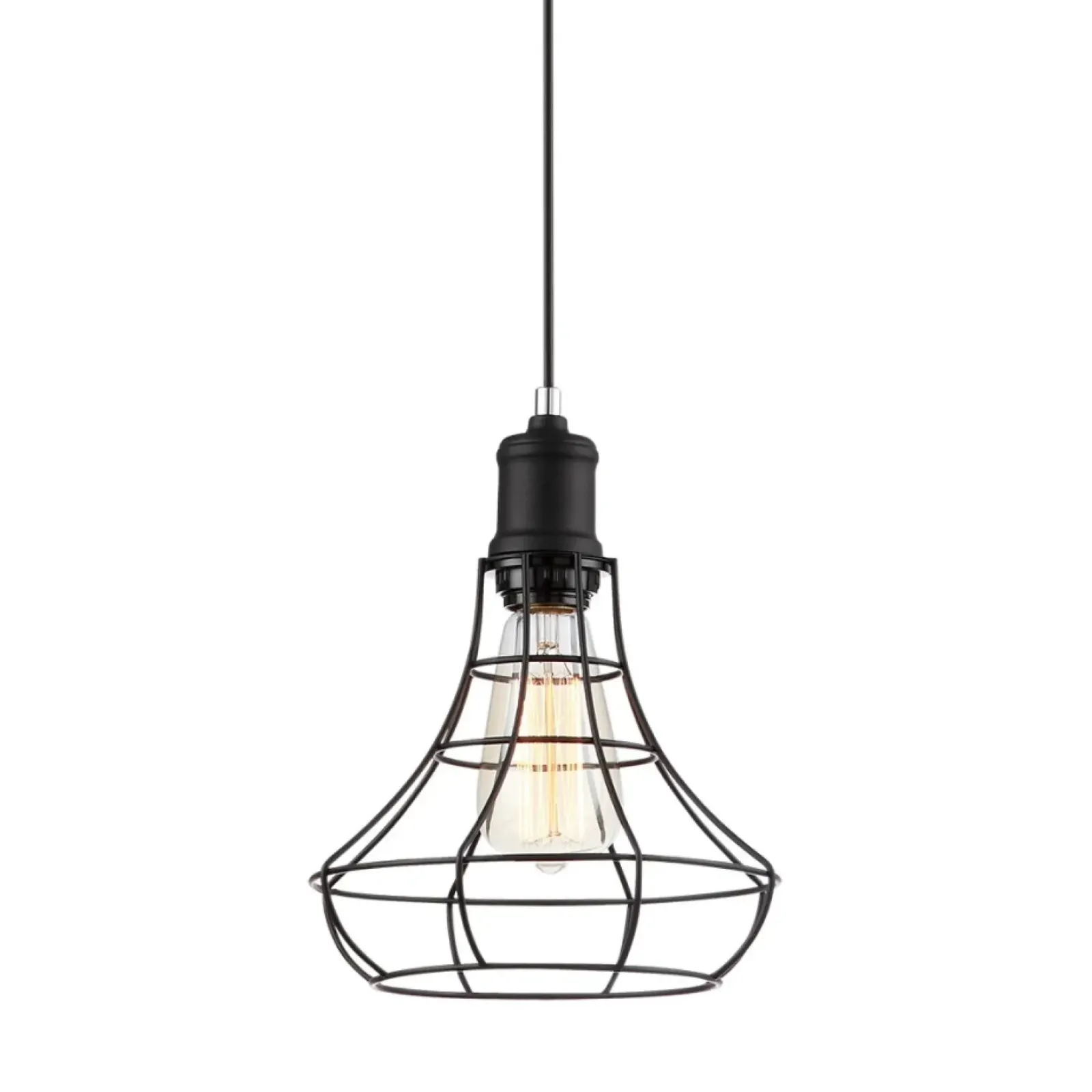 Sklep Kaja Lampa z minimalistycznym kloszem MDM2268-1 SYNTHIA | Kaja Oświetlenie czarny Cheap