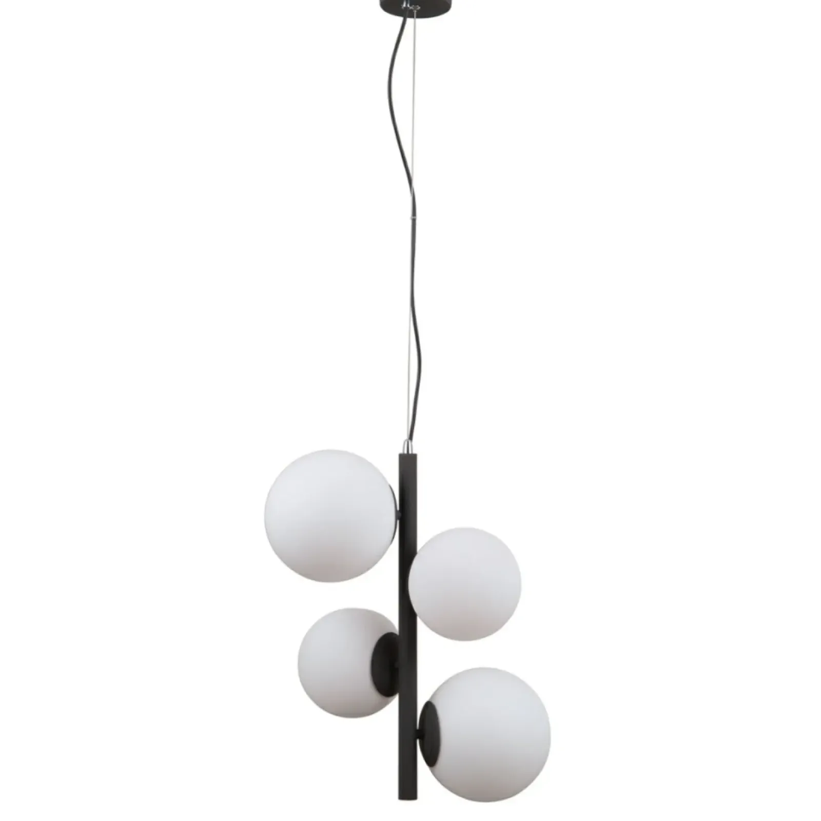Sklep Kaja Lampa z mlecznymi kloszami PND-44213-4A-SBL RIGA | Kaja Oświetlenie Fashion