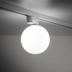 Sklep Kaja Lampa z okrągłym kloszem do szyny 1-fazowej TK 4887 TRACER | Kaja* Szynoprzewody Natynkowe