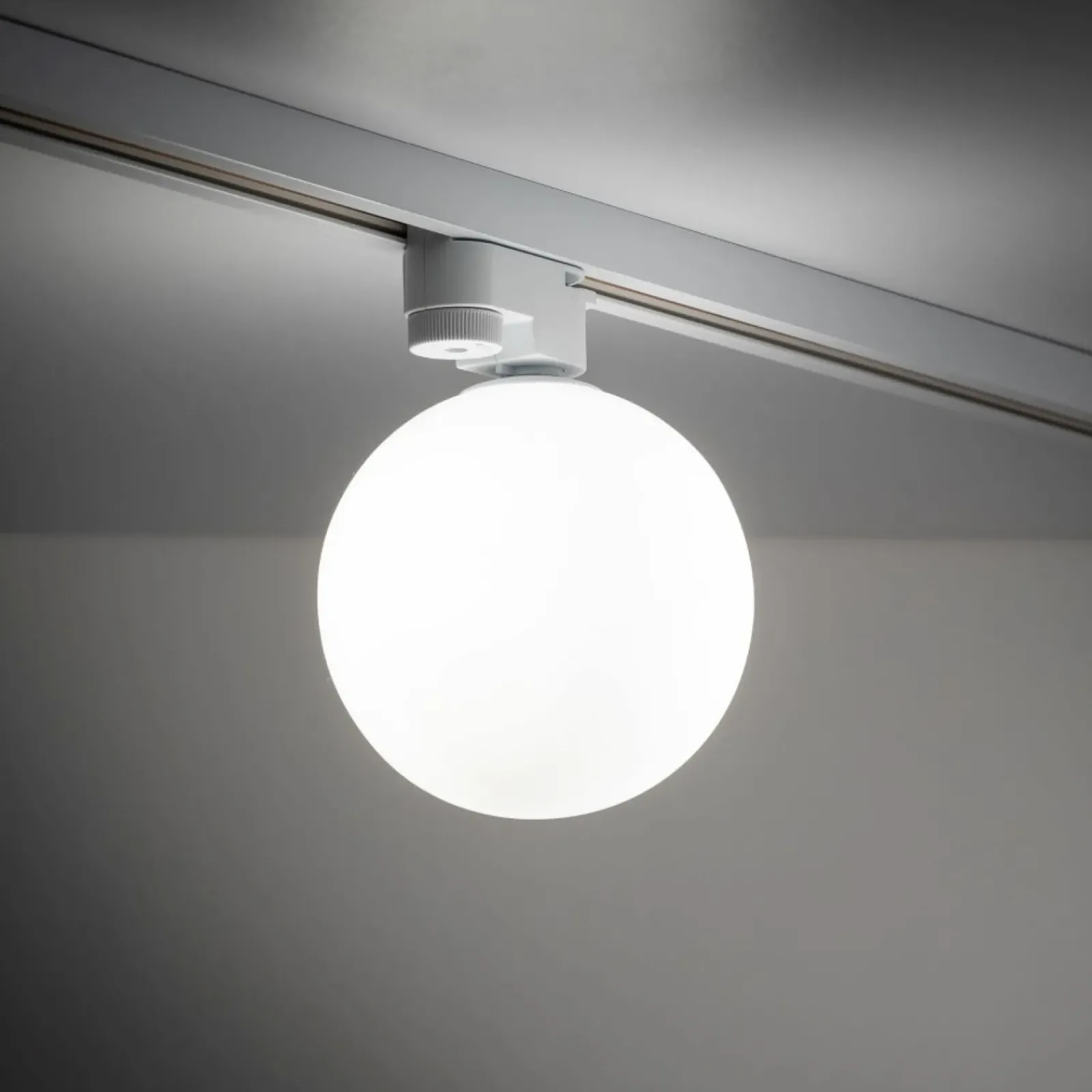 Sklep Kaja Lampa z okrągłym kloszem do szyny 1-fazowej TK 4887 TRACER | Kaja* Szynoprzewody Natynkowe