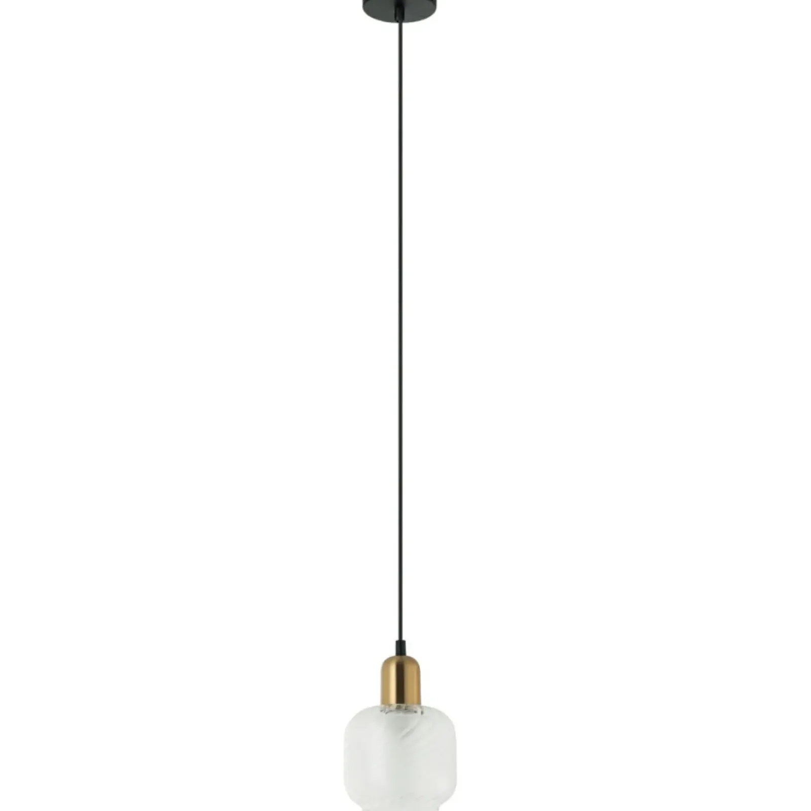 Sklep Kaja Lampa z ozdobnym kloszem PND-67594-1-BRO+CL LAMEZIA | Kaja Oświetlenie Hot